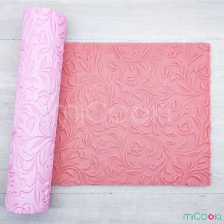 Rodillo Texturador Grande Floral M8