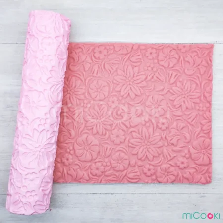 Rodillo Texturador Grande Floral M2