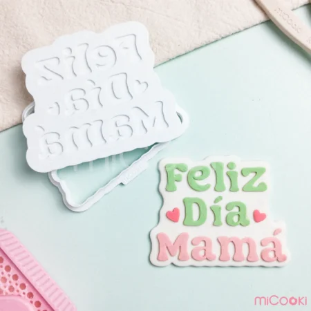 Stamp Multirelieve con Cortante - Feliz Día Mamá D1